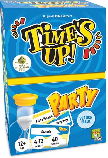 Times Up Party 2 bleu version boite carton